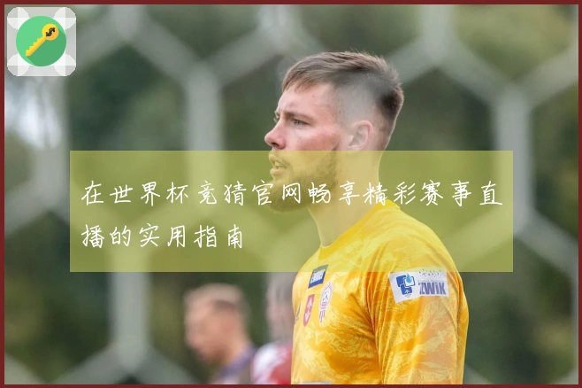 在世界杯竞猜官网畅享精彩赛事直播的实用指南