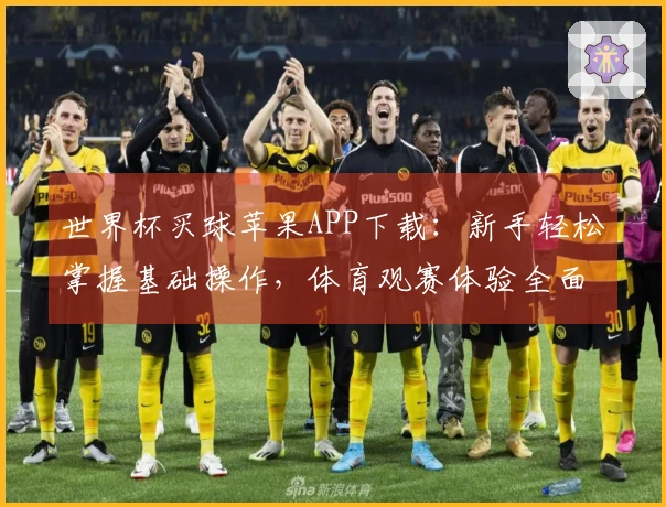 世界杯买球苹果APP下载：新手轻松掌握基础操作，体育观赛体验全面升级